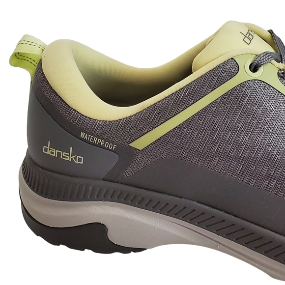 New Dansko Makayla sneakers grey mesh waterproof outdoor arch support hiking - Picture 6 of 13